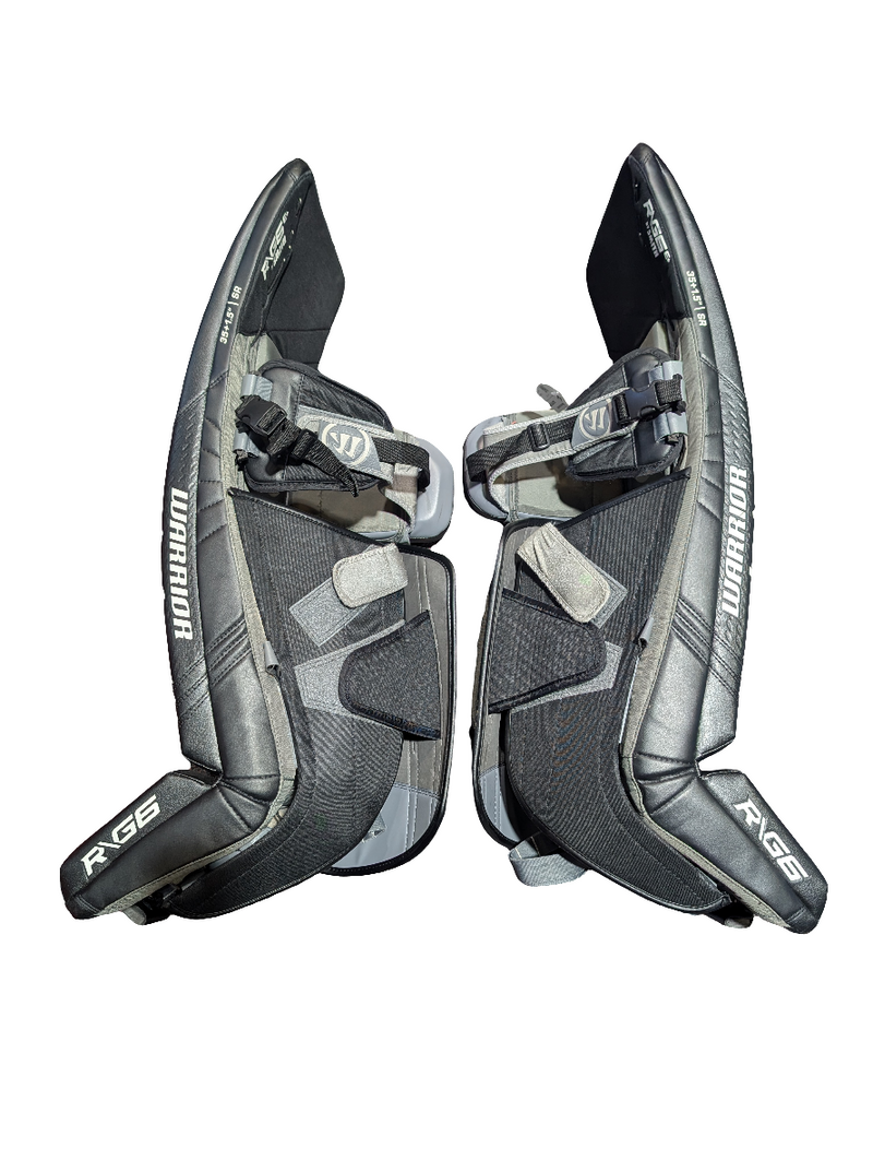 Load image into Gallery viewer, Used Warrior Ritual G6E+ Senior 35+1.5&quot; Goalie Leg Pads
