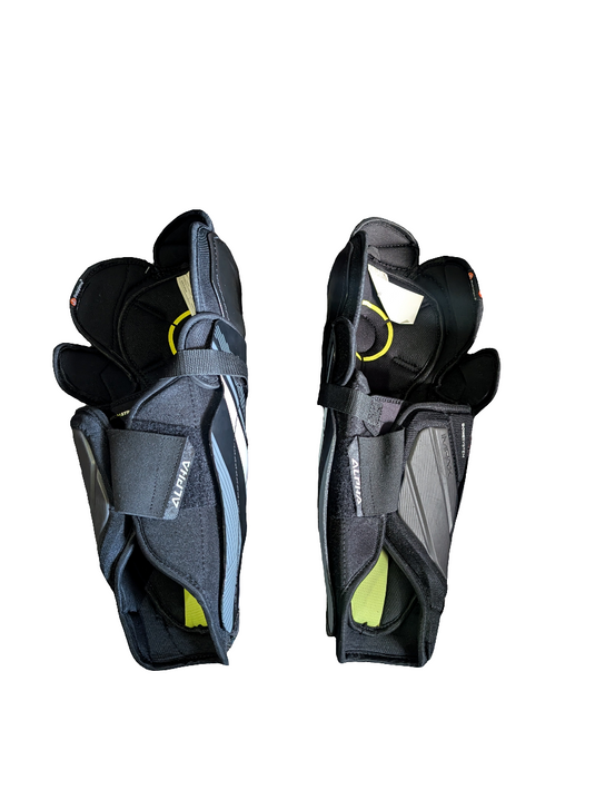 Barely Used Warrior Alpha LX20 Sr. Hockey Shin Guards