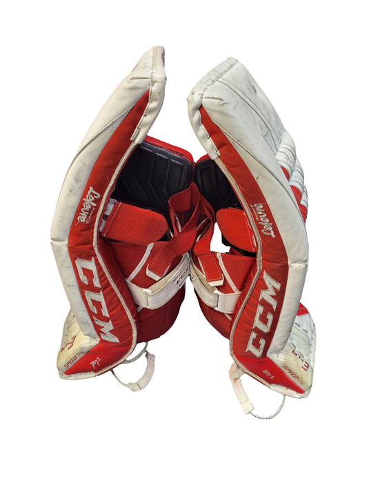 Used CCM E4.9 30 + 1" Hockey Goalie Leg Pads