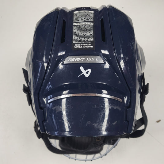 Used Bauer Reakt 155 Hockey Helmet With Cage - Size: Large