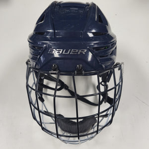 Used Bauer Reakt 155 Hockey Helmet With Cage - Size: Large