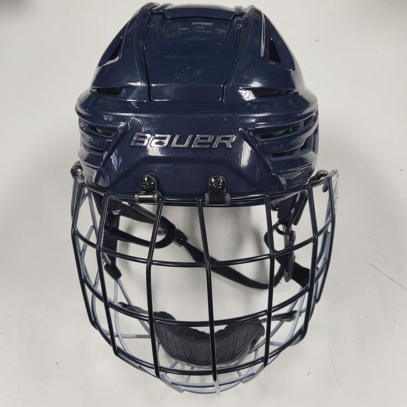 Load image into Gallery viewer, Used Bauer Reakt 155 Hockey Helmet With Cage - Size: Large
