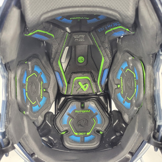 Used Bauer Reakt 155 Hockey Helmet With Cage - Size: Large