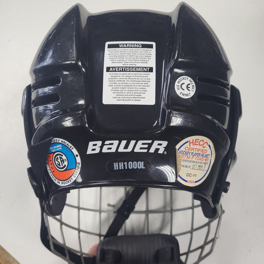 Used Bauer HH1000L Hockey Helmet Size Large