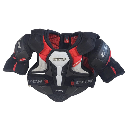 Used CCM Jetspeed ft4 shoulder pads youth medium