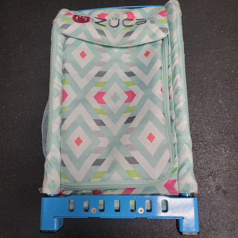 Load image into Gallery viewer, Used Zuca Sport Rolling Bag - Size: 15"x12"x19"
