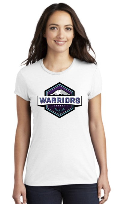 Warriors Lacrosse Ladies Short Sleeve Tshirt