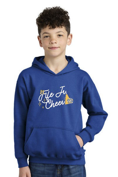 Load image into Gallery viewer, Fife Junior Youth Softstyle Fleece Hoodie (Choose Logo)
