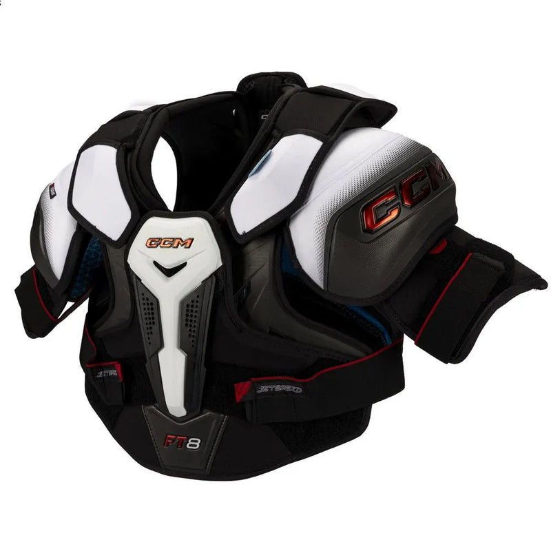 Load image into Gallery viewer, CCM Jetspeed FT8 Junior Hockey Shoulder Pads
