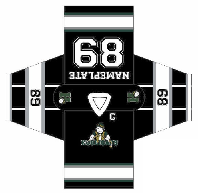 Load image into Gallery viewer, Hooligans Sublimation  Hockey Jersey
