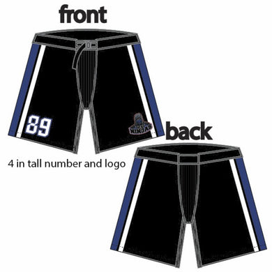 Ice Ninjas RHL Nylon Black Hockey Pant Shell