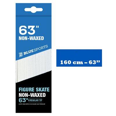 Blue Sports Classic Figure Laces White Regular Tip