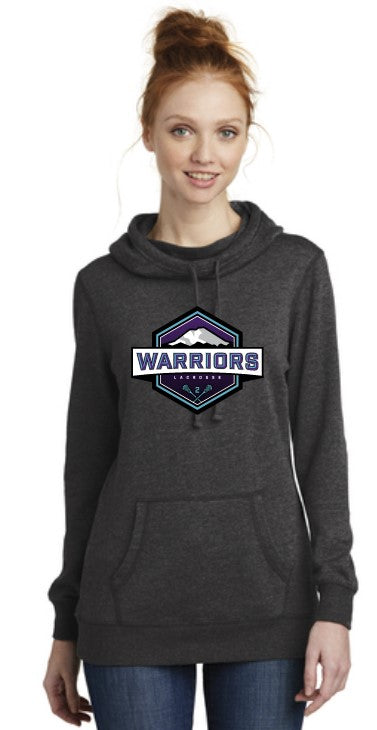 Load image into Gallery viewer, Warriors Lacrosse Ladies Lightweight Fleece Hoodie
