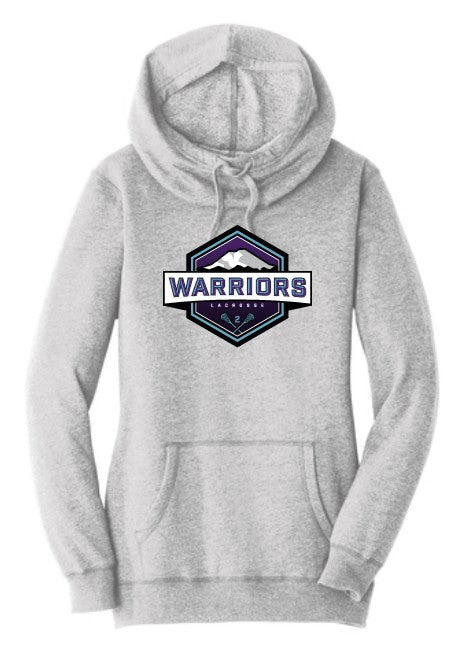 Load image into Gallery viewer, Warriors Lacrosse Ladies Lightweight Fleece Hoodie
