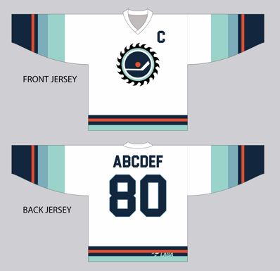 Load image into Gallery viewer, Silverblades Custom Sublimation Hockey Jersey
