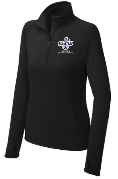 Load image into Gallery viewer, Sno-King Jr Thunderbird Ladies Stretch 1/4 Zip Pullover
