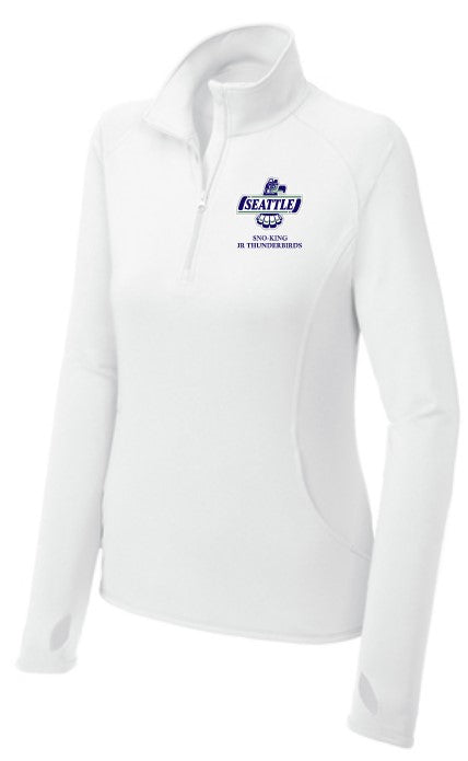 Load image into Gallery viewer, Sno-King Jr Thunderbird Ladies Stretch 1/4 Zip Pullover
