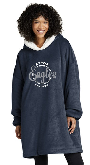 Load image into Gallery viewer, St Francis of Assisi Eagles Mountain Lodge Wearable Blanket
