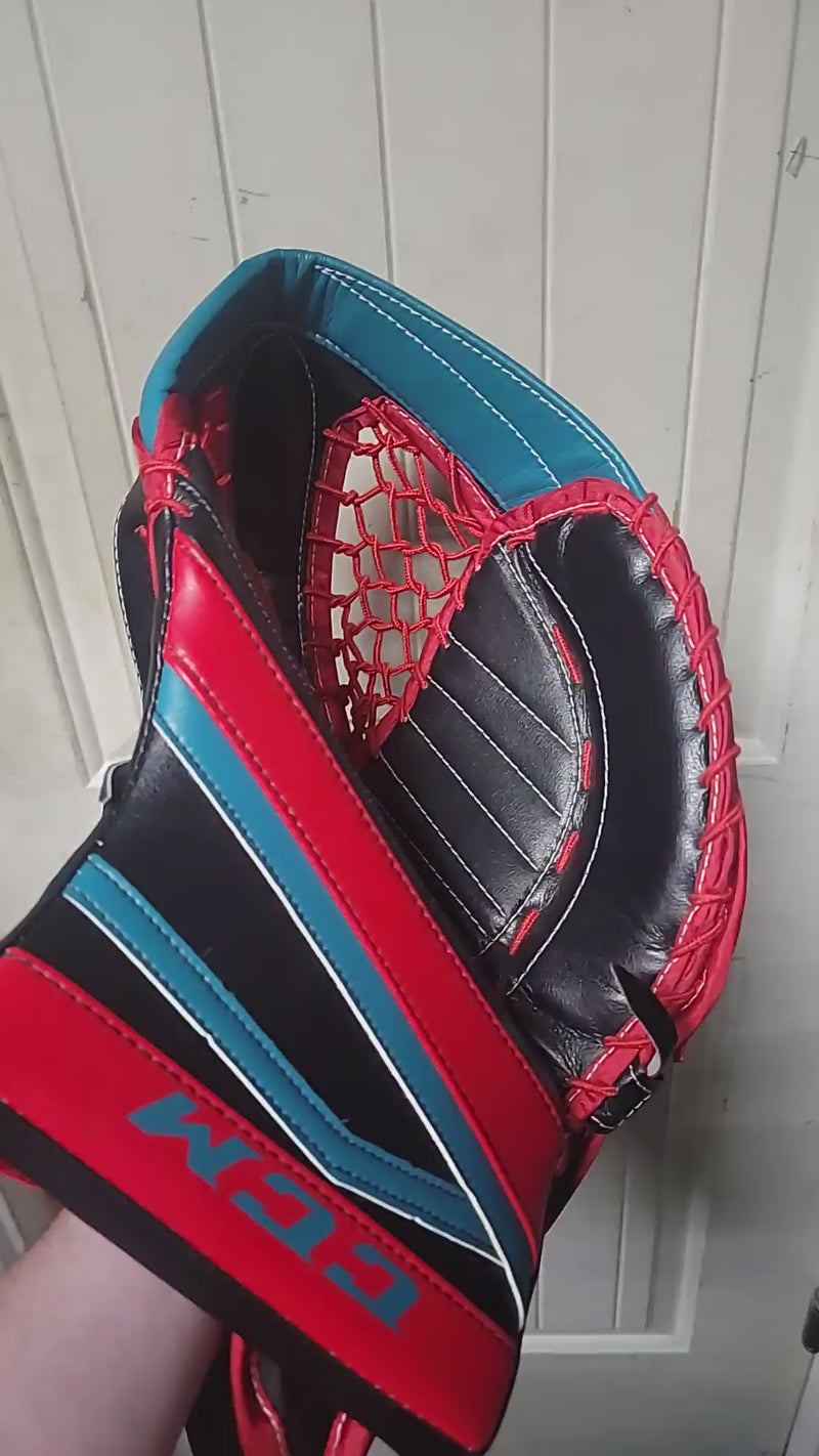 Load and play video in Gallery viewer, New Custom CCM Eflex 2 Regular Goalie Glove
