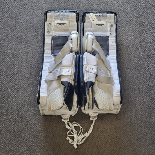 Used Bauer Vapor 2X Goalie Leg Pads Sr Medium