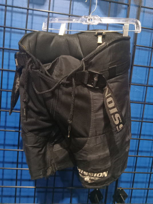 Used Black Mission Junior Large Hockey Pants