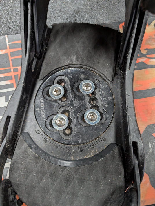 Used K2 World Wide Weapon 55" Snowboard W/Burton Mission Bindings