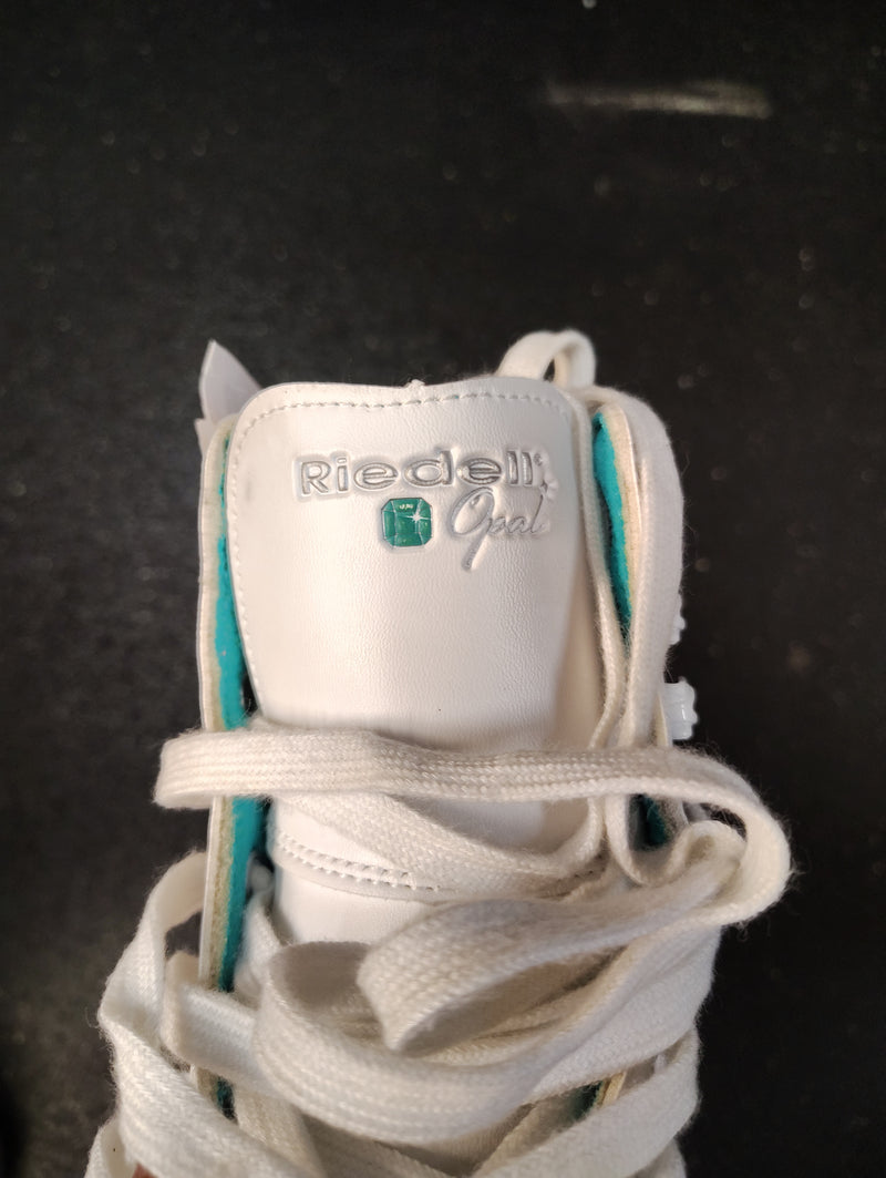 Load image into Gallery viewer, Used Riedell Opal Figure Skates Size 1
