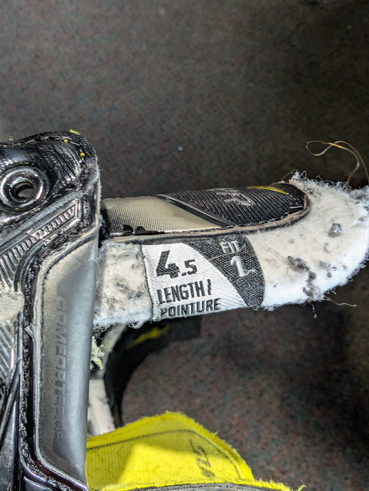 Used Bauer Supreme 3S Size 4.5 Fit 1 Intermediate Hockey Skates
