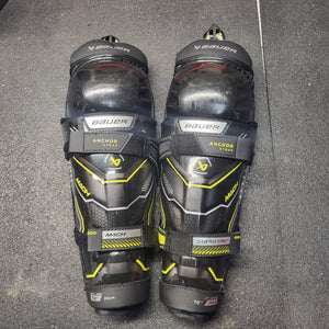 Used Bauer Supreme Mach Youth Shin Guard 10"