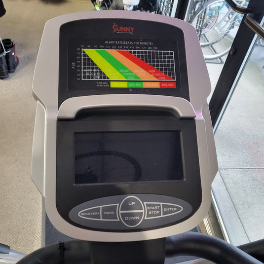 Slightly Used Sunny Pre-Programmed Elliptical Magnetic Trainer Machine