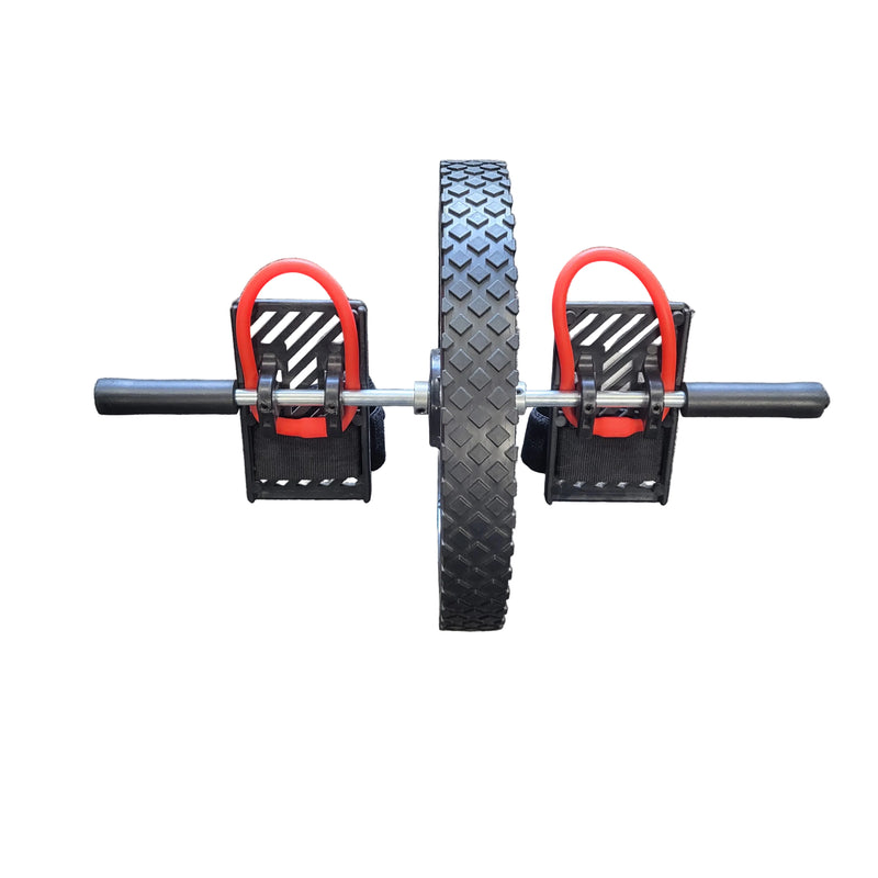 Load image into Gallery viewer, Lifeline Power Wheel for Full Body Functional Fitness - with Foot Straps

