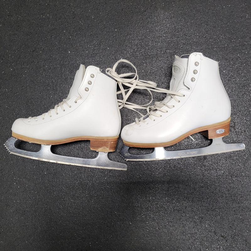 Load image into Gallery viewer, Used Riedell 29 Edge Figure Skates - Size: 2
