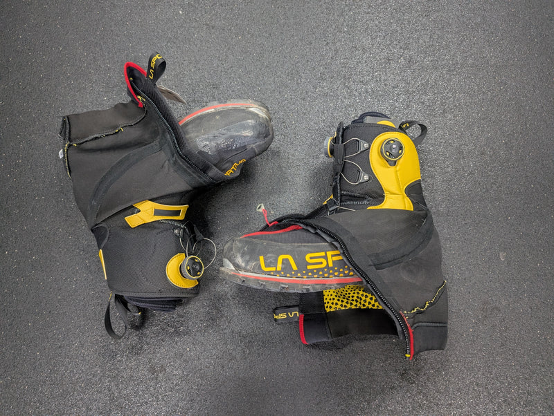 Load image into Gallery viewer, Lightly Used LA Sportiva G2 Mountaineering Boots Size 12.5
