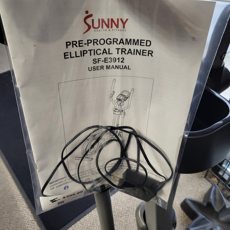 Load image into Gallery viewer, Slightly Used Sunny Pre-Programmed Elliptical Magnetic Trainer Machine
