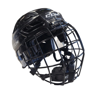 Used CCM Tacks 310 Black Small Hockey Helmet Combo small