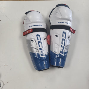 Used CCM Next Hockey Shin Guards - Size: 11"