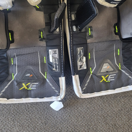 Used Bauer 3x Goalie Leg Pads Sr Medium+