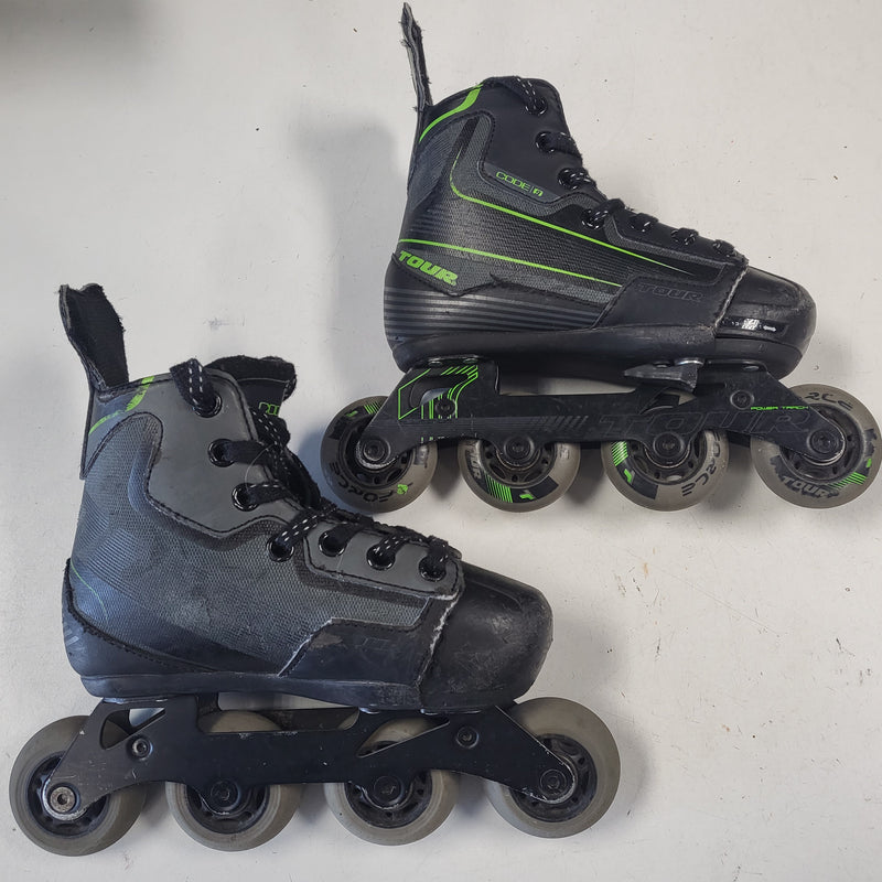 Load image into Gallery viewer, Used Tour Code 9 Inline Skates - Size: Youth 11 to Adult 1
