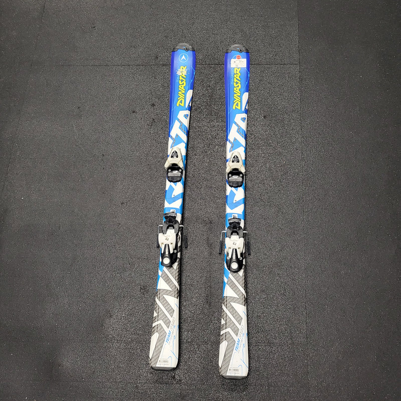 Load image into Gallery viewer, Used Dynastar Team Speed 130 Skis with Salomon T5 Bindings
