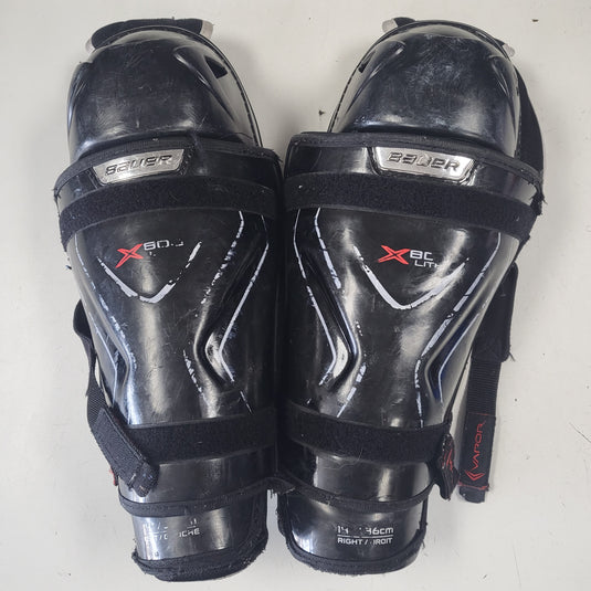 Used Bauer Vapor X800 Lite 14" Shin Guards