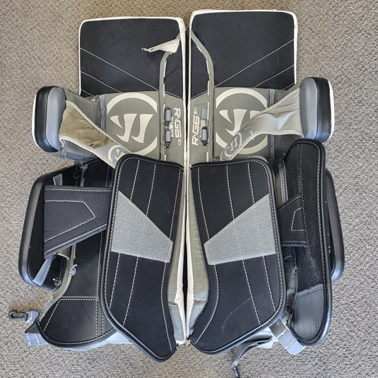 Used Warrior Ritual RG6 JR Hockey Goalie Leg Pads 30+1