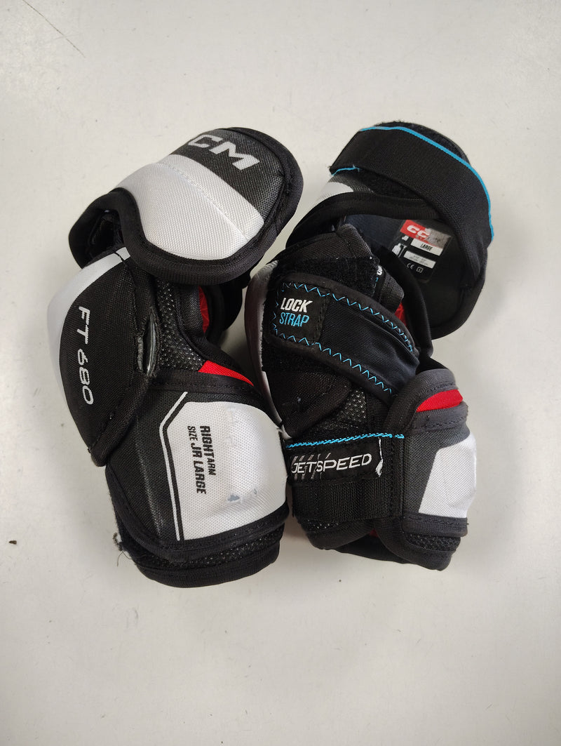 Load image into Gallery viewer, Used CCM Jetspeed FT680 JR. LG Elbow Pads
