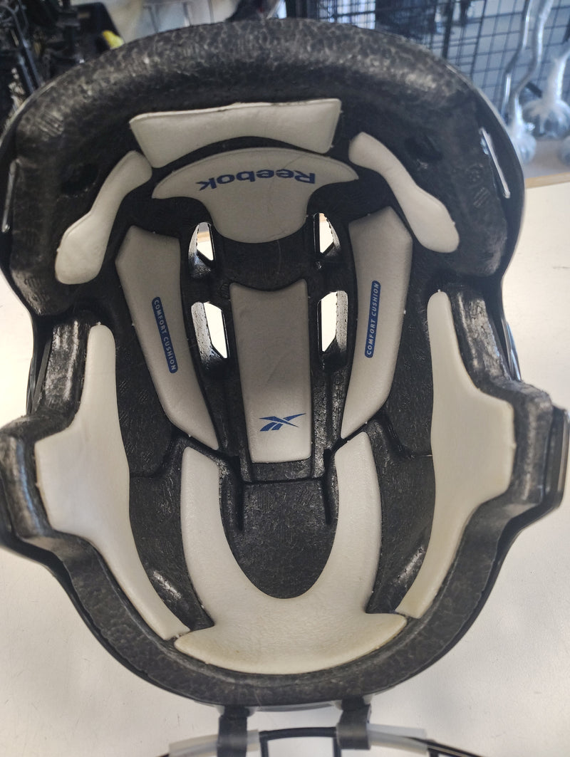 Load image into Gallery viewer, Used Reebok 6K Hockey Helmet Medium Fit Lite Technology Wth Itech Cage
