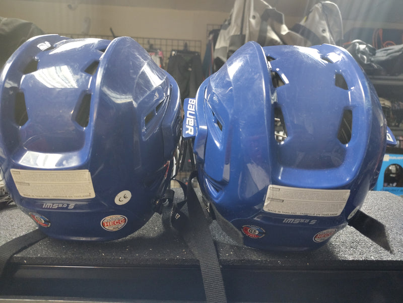 Load image into Gallery viewer, Used Bauer IMS 5.0 Small Hockey Helmet Blue
