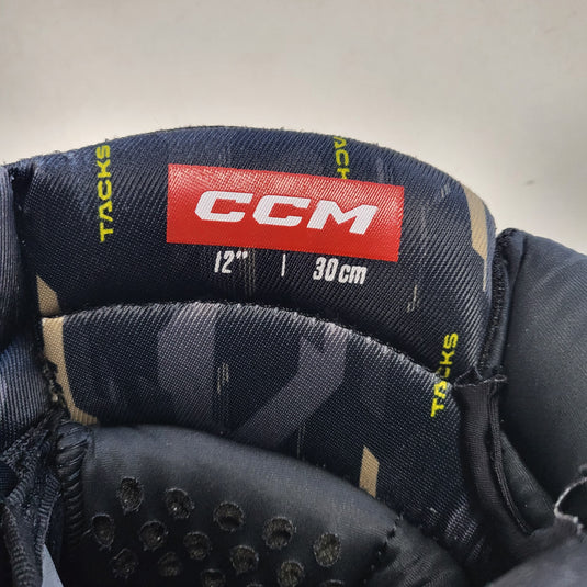Used CCM AS-V Pro Hockey Gloves 12"