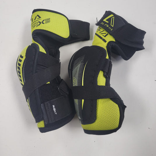 Used Warrior Alpha QX5 Junior Small Elbow Pads