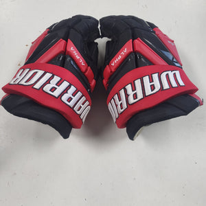 Lightly Used Warrior Alpha LX3 Senior 14" BLK/RD Gloves