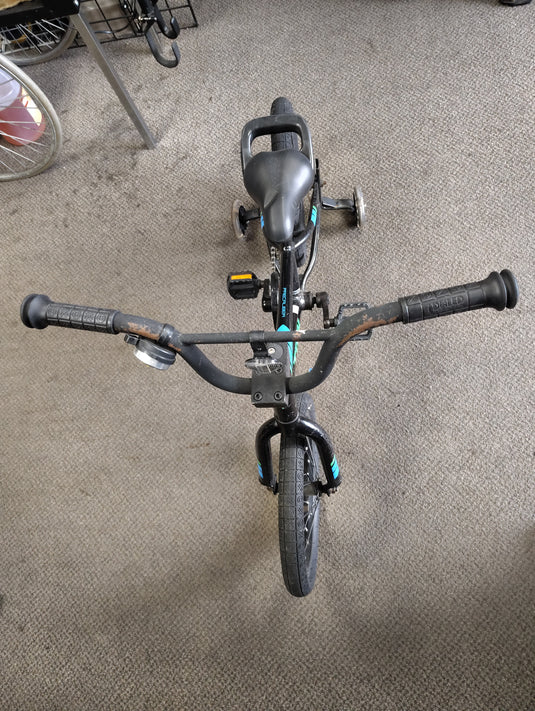 Used Trek Precaliber 16 Kids Bicycle W 16" Wheels And Training Wheels