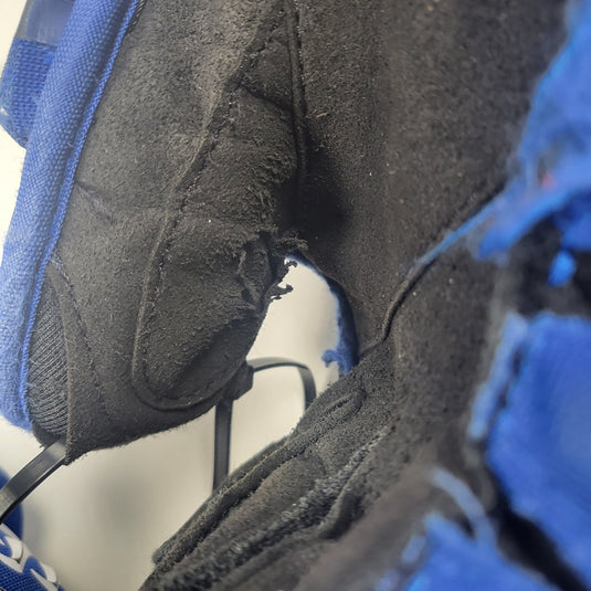Used Warrior Alpha LX30 Hockey Gloves 10" Blue