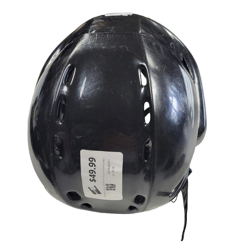 Load image into Gallery viewer, Used Bauer Hockey Helmet HH5000 Small Combo Black
